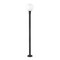 Z-Lite Laurent Outdoor Post Mounted Fixture, 1-Light, 12 In.W x 89.5 In.H, Black/Opal 597PHB-567P-BK - alternate 6